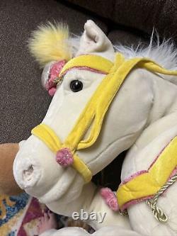 Animal Alley Rare Plush Pony Horse XL JUMBO 60 5 Feet Toysrus Realistic Stuffed