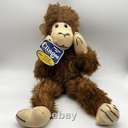 Animal Toys Plus Clingee Monkey Vintage 1976 New With Tags Plush Stuffed Animal