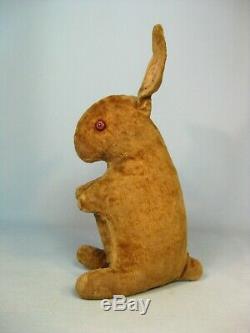 Antique Old Velvet Velveteen Rabbit Bunny Plush Stuffed Animal Steiff 10