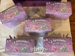 Aphmau MeeMeows Lot Litter 4 Mystery 6 Plush Set of 5 Display Case Included