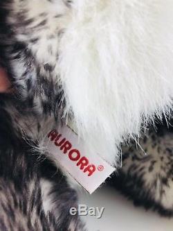 Aurora 28 Flopsies Super Mush Husky Wolf Stuffed Animal Dog Plush Soft Rare