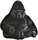 Aurora 45 In. Gunga Miyoni Stuffed Animal Plush Toy Black Gorilla