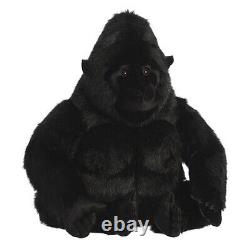 Aurora 45 in. Gunga Miyoni Stuffed Animal Plush Toy Black Gorilla