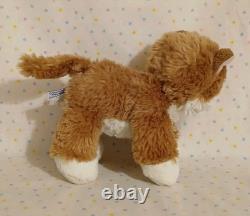 Aurora Cat Kitten Brown White Floppy Stuffed Animal Plush Toy 6 Blue Eyes