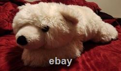 Aurora Super Flopsie Large Polar Bear Soft Fur Jumbo Plush Stuffed Animal 28
