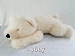 Aurora Super Flopsie Large Slushy Polar Bear Soft Fur Jumbo Plush Stuffed Animal