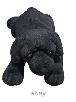 Aurora Super Flopsies 28 Black Labrador Lab Plush Dog RARE Htf Stuffed Animal L