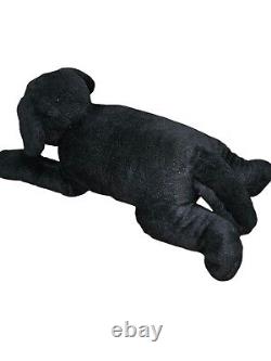 Aurora Super Flopsies 28 Black Labrador Lab Plush Dog RARE Htf Stuffed Animal L