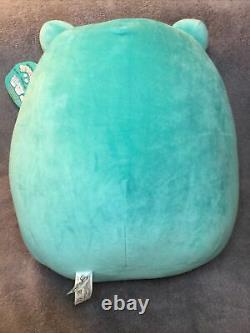 BAM 16 LUDWIG Teal Blue FROG Books A Million Exclusive Squishmallow Plush Toy