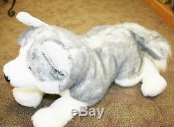 BARKER plush 30 LARGE HUSKY stuffed animal DOG Douglas Cuddle