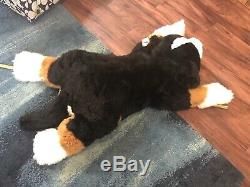 BRAND NEW Giant E & J Bernese Mountain Dog Stuffed Plush, Over 60 Long