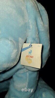 Baby GUND Big Spunky Blue Puppy Dog Plush 058495 Stuffed Animal 24 NEW NWT Tags