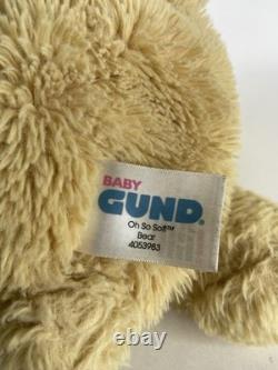 Baby Gund Oh So Soft Bear Teddy Plush Stuffed Animal Toy 4053983