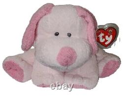 Baby Ty BABY WHIFFER (PINK) Dog 10 MWMTs Soft Plush Stuffed Animal Toy