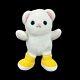 Bada Namu Badanamu White Bear Plush Calm Island Stuffed Animal Cute Toy Read