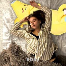 Banana Stuffed Animal Cute Fruit Plushie Hugging Pillow Long Plush Toys Sleep