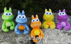 Banjo-Kazooie Jinjo Plush Set 6 Plushie Figure Orange Green Yellow Purple Blue