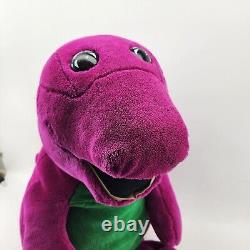 Barney & Friends GIANT Plush Doll Purple Dinosaur 36 1990s Toy Stuffed Animal