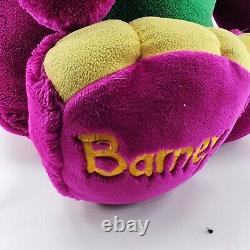 Barney & Friends GIANT Plush Doll Purple Dinosaur 36 1990s Toy Stuffed Animal