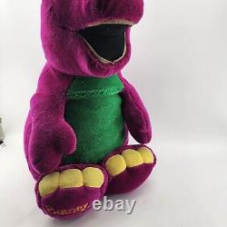 Barney & Friends GIANT Plush Doll Purple Dinosaur 36 1990s Toy Stuffed Animal