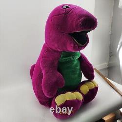 Barney & Friends GIANT Plush Doll Purple Dinosaur 36 1990s Toy Stuffed Animal