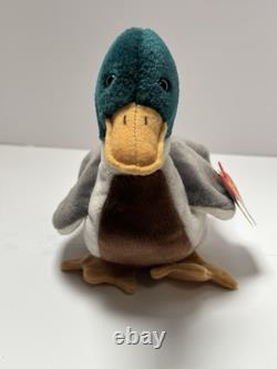 Beanie Babies TY Jake the Mollard Duck Small Plush Stuffed Animal Toy NEW