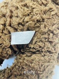 Bear Plush Toys R Us Curly Fur New York Brown Sweater Stuffed Animal Toy