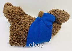 Bear Plush Toys R Us Curly Fur New York Brown Sweater Stuffed Animal Toy