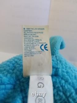 Bear in the Big Blue House Tutter Star Bean Stuffed Animal Plush Toy Mattel VTG