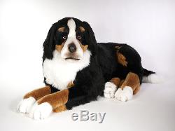 Bernese Mountain Dog by Piutre, Hand Made in Italy, Plush Stuffed Animal NWT