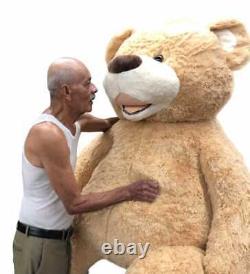 Big Plush Giant 7 Foot Teddy Bear 84 Inches 214 cm Soft Huge Stuffed Animal