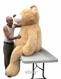 Big Plush Giant 7 Foot Teddy Bear 84 Inches 214 cm Soft Huge Stuffed Animal