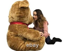 Big Plush Giant Brown Teddy Bear, 54 Inches Soft Stuffed Animal Huge Made in USA