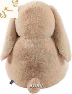 Big Stuffed Animal Easter Plush, Giant Stuffed Bunny, Tan, 4 Foot, 48