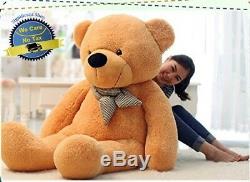 Big Teddy Bear Giant 47 Stuffed Animal Plush Toy Soft 120CM Huge Cuddly Brown