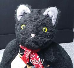 Black Cat Drifter Figure Musical'King of the Road' Jointed 17in Plush SHIP INCL