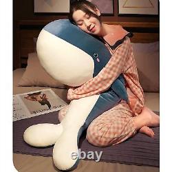Blue Whale Stuffed Animal, Large Stuffed Animals, Cute Whale Plush Toy, Super