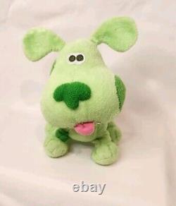 Blues Clues Green Puppy Dog Plush Viacom Nick Jr Faded Tag 7