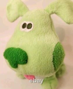 Blues Clues Green Puppy Dog Plush Viacom Nick Jr Faded Tag 7