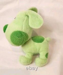 Blues Clues Green Puppy Dog Plush Viacom Nick Jr Faded Tag 7