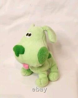 Blues Clues Green Puppy Dog Plush Viacom Nick Jr Faded Tag 7