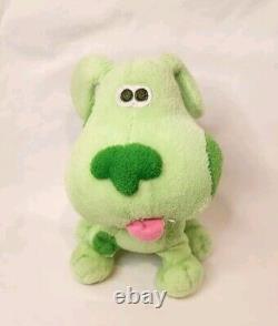 Blues Clues Green Puppy Dog Plush Viacom Nick Jr Faded Tag 7