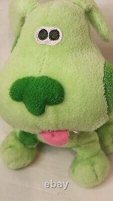 Blues Clues Green Puppy Dog Plush Viacom Nick Jr Faded Tag 7