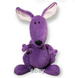 Blues Clues PURPLE KANGAROO Roo Stuffed Plush Animal Doll Steve EXTREMELY RARE