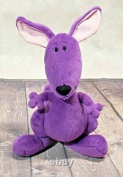 Blues Clues PURPLE KANGAROO Roo Stuffed Plush Animal Doll Steve EXTREMELY RARE