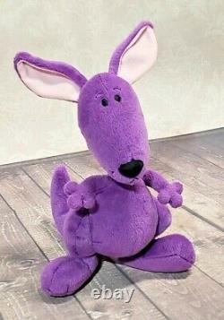 Blues Clues PURPLE KANGAROO Roo Stuffed Plush Animal Doll Steve EXTREMELY RARE