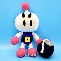 Bomberman Plush Figure Fully Posable with Magnetic Bomb 11 Official Konami