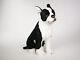 Boston Terrier By Piutre, Hand Made In Italy, Plush Stuffed Animal Nwt