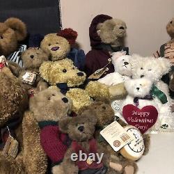 Boyds Bears Lot of 25 Plush Stuffed Animals Teddy Bears Some Tags Missing READ