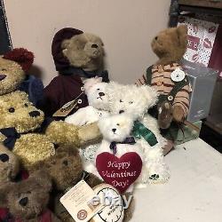 Boyds Bears Lot of 25 Plush Stuffed Animals Teddy Bears Some Tags Missing READ